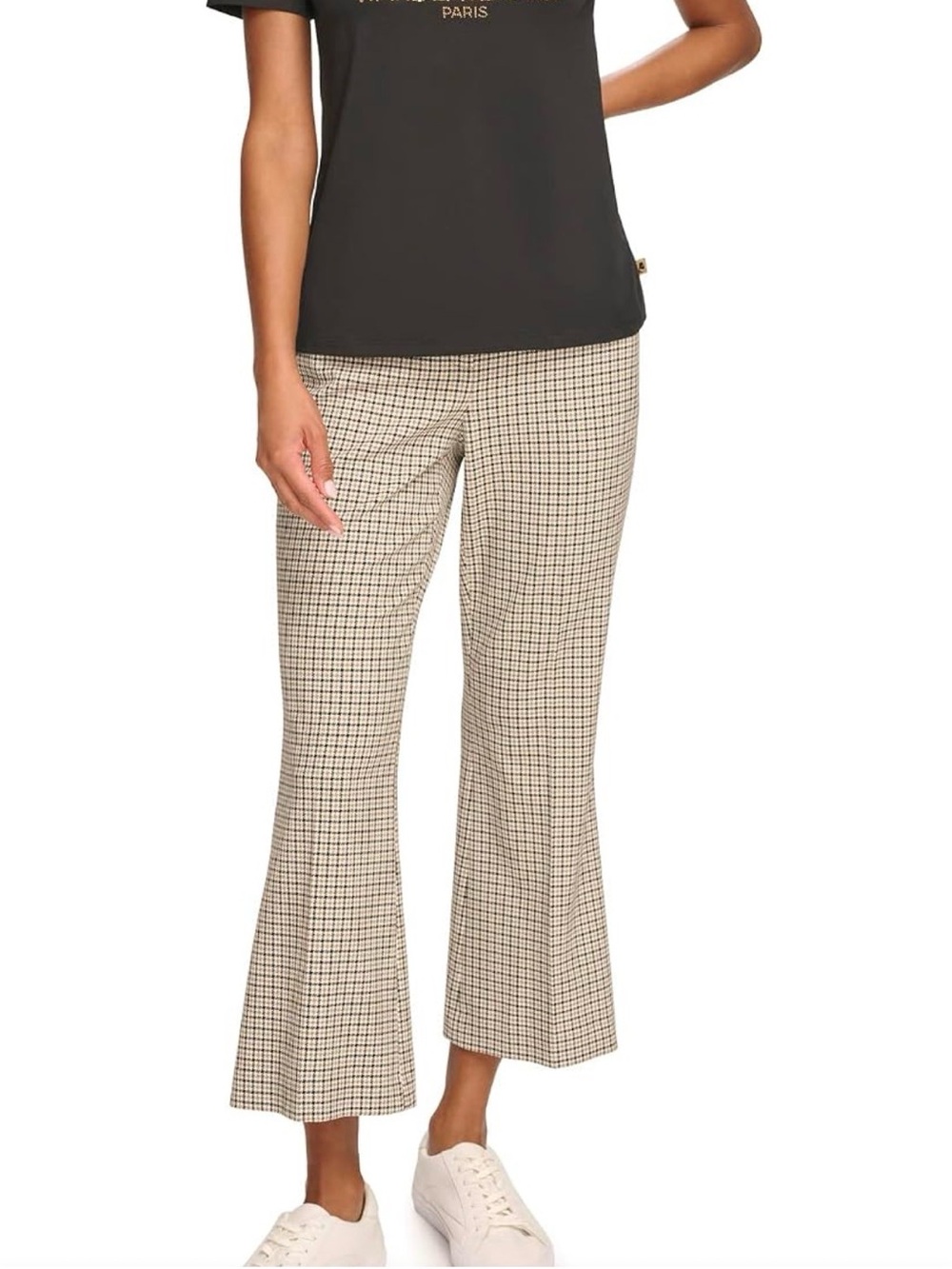 NWT Karl Lagerfeld Paris Houndstooth Ankle Pants